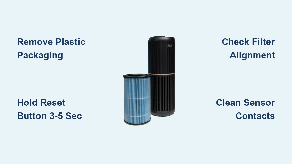 How to Reset Airtok Air Purifier Filter