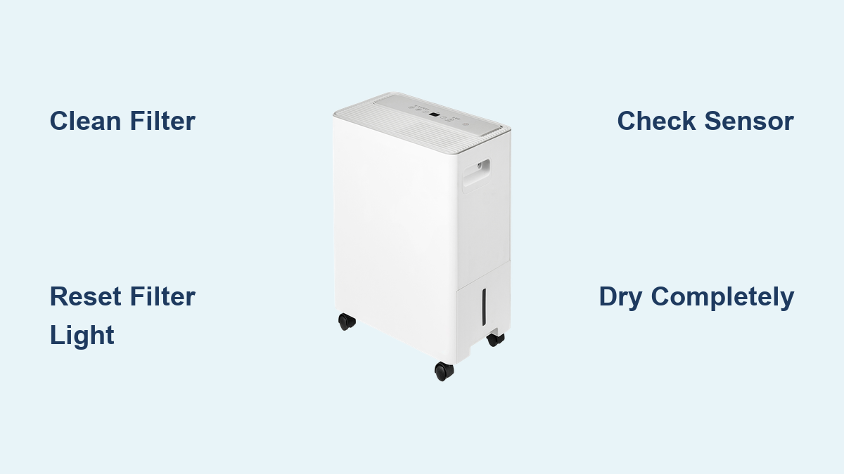 Midea Dehumidifier Filter Light Blinking: Easy Fixes and Tips