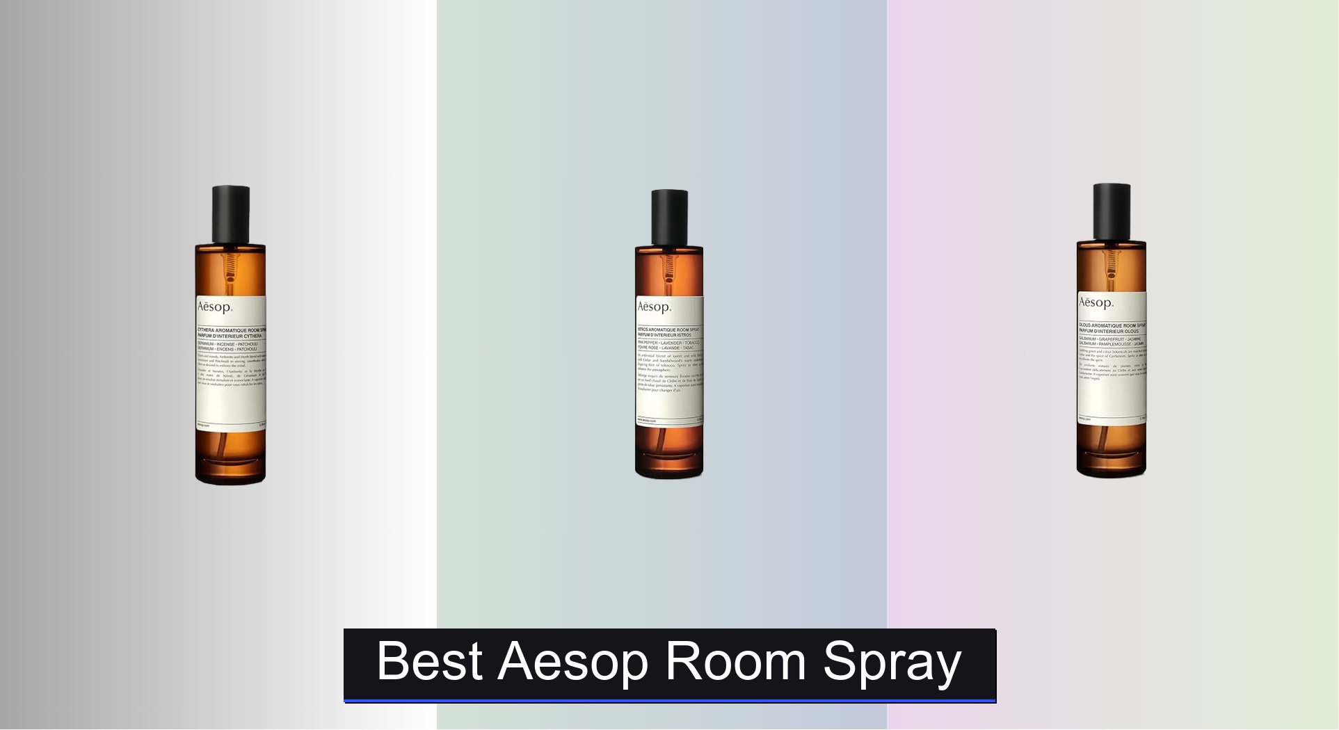 aesop tobacco room spray 3 Best Aesop Room Sprays of 2026